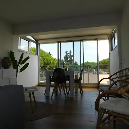 T3, l'Orée du golf, avec piscine, proche plage Apartamento *